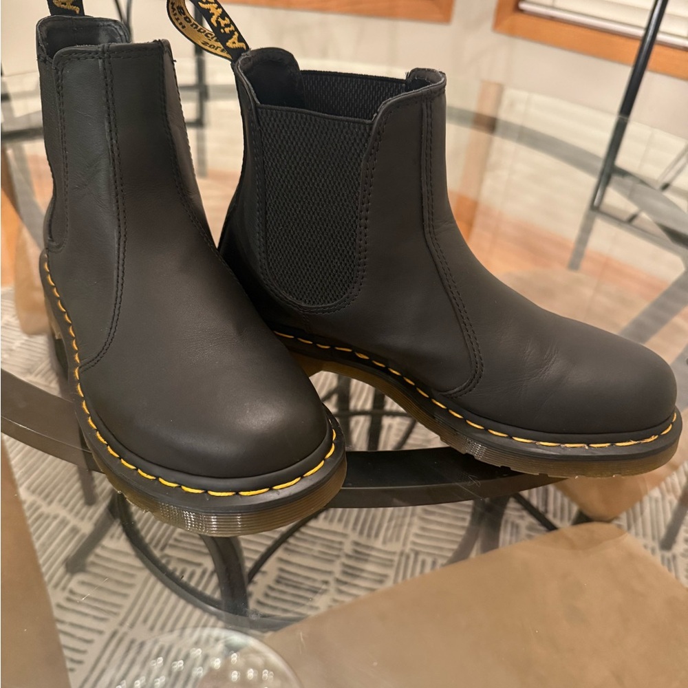 Dr. Martens Black Leather Chelsea Boots